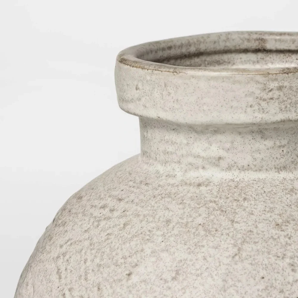 Round  Textured Ceramic Vase - Threshold Studio McGee,‎ Target